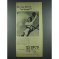 1935 Spud Cigarettes Ad - Do You like to Let Loose