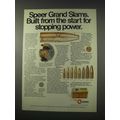 1978 Speer Grand Slam Ammunition Ad - Stopping Power