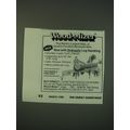 1988 Wood-Mizer Sawmill Ad - Wood-Mizer the wor...