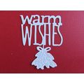 8 x Tattered Lace Die Cuts Warm Wishes