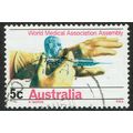 Australia 1968 Intl Soil Congress 5c Blue Olive...