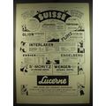 1932 Lucerne Switzerland Tourism Ad - in French...