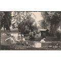 Le Bassin des Cygnes et les Flamants, Vichy, 19...