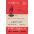NOTTINGHAM FOREST v LEICESTER CITY LEAGUE DIV 1...