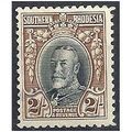 Southern Rhodesia 1933 SG25a 2/- Black & Brown ...