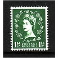 GREAT BRITAIN 1960 SG612 1 1/2d GREEN U/M MINT #3