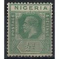 Nigeria 1921 SG15 1/2d Green Mounted Mint .. ..