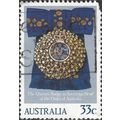 AUSTRALIA, Sovereign's badge of order of Australia, blue 1985, 33c, #8