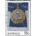 AUSTRALIA, Sovereign's badge of order of Australia, blue 1985, 33c, #6