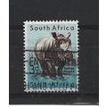 SouthAfrica.SG155 3d White Rhinoceros,Fine Used...