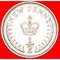 CROWN (1971-1984): GREAT BRITAIN ★ HALF NEW PEN...