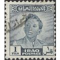 IRAQ, King Faisal II, blue 1948, 1fil