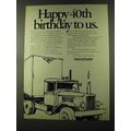 1973 ATA American Trucking Association Ad - Birthday