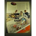 1967 Ex-cell-o Pure-Pak Cartons Ad - Box Lunch