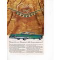 Cadillac vintage Full Page Print Ad February 1957