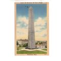VINTAGE LINEN POSTCARD OF BUNKER HILL MONUMENT ...