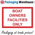 VE286 BOAT OWNERS FACILITIES ONLY SIGN SAIL TOI...
