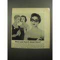 1956 Cora Vermouth Ad - Have you heard about Cora?