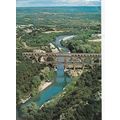 Pont du Gard France Postcard used creased