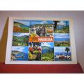 9 BEST VIEWS, MADEIRA, PORTUGAL used postcard #