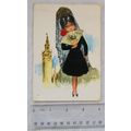 1970 postcard Spanish Woman - Material Dress