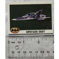 1989 Topps Batman card No.108 - Super Sleek Craft