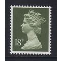 X955 U257 18p Olive-green FCP Unmounted Mint - ...