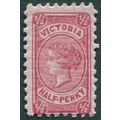 Victoria 1883 ½d rosine Perf 12½ SG207 unused