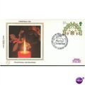 Benham Silk FDC 1980 - Xmas Traditional Decors ...