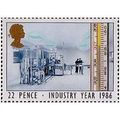 Great Britain 1986 Industry Year 22p Health Unm...
