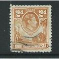 northern rhodesia stamp sg31 yellow used a