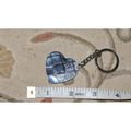 Donna Karan DKNY MyNy Chromed Heart Keyring Fob...