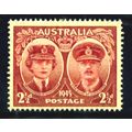 AUSTRALIA 1945 SG 209 2 1/2 d LAKE ARRIVAL DUKE...