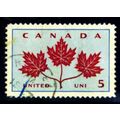 CANADA 1964 SG 542 5c MAPLE LEAVES FINE USED #2