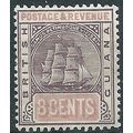 British Guiana 1889 SG199 8c Dull Purple & Rose...