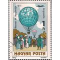 HUNGARY, AIR, Manned balloon flight, blue 1983,...