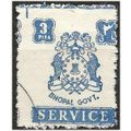 Bhopal (IFS) 1944 O350 3p Bright Blue SERVICE F...