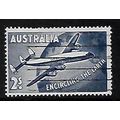 AUSTRALIA 1958 2s DEEP BLUE LOCKHEAD L1049 SUPE...