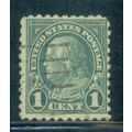Used 581 1c Benjamin Franklin Barely Clears A16320