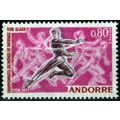 ZAYIX French Andorra 202 MNH Sports Ice Skating...