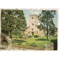 old postcard St Marys Church, Kirkby Lonsdale