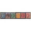 Argentina Stamps Scott #92 To 98, Used
