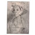 A LADY, Margaret Roper?? by Hans Holbein used v...
