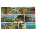 EASTBOURNE, SUSSEX multiview used vintage postc...