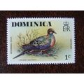 Dominica 1976 Wild Birds Mourning Dove 1c mint ...