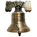 Liberty Bell Metal Fridge Magnet