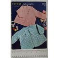 Vintage: Patons 6031 matinee coats, 4 ply