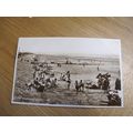 S&E Real photo Postcard - Beach scene, Dymchurc...
