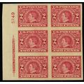 371, Mint VF LH 2¢ Plate Block of Six Stamps * ...