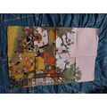 Vintage German Farmyard Scene Cotton Tea Towel